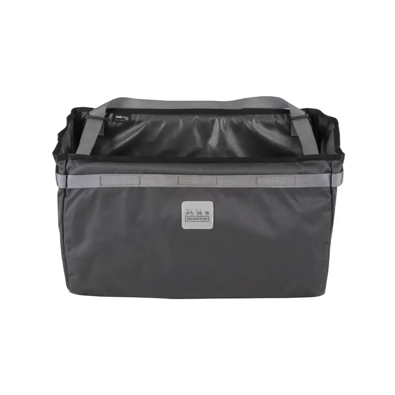 Balfes Bikes Brompton Borough Basket Bag Large in Dark Grey | Free postage over £30, £10 off first order, price match & 0% finance.
